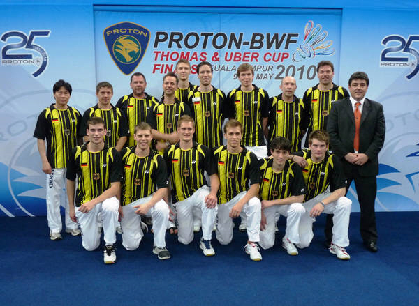 Nmecká reprezentace - Thomas Cup 2010